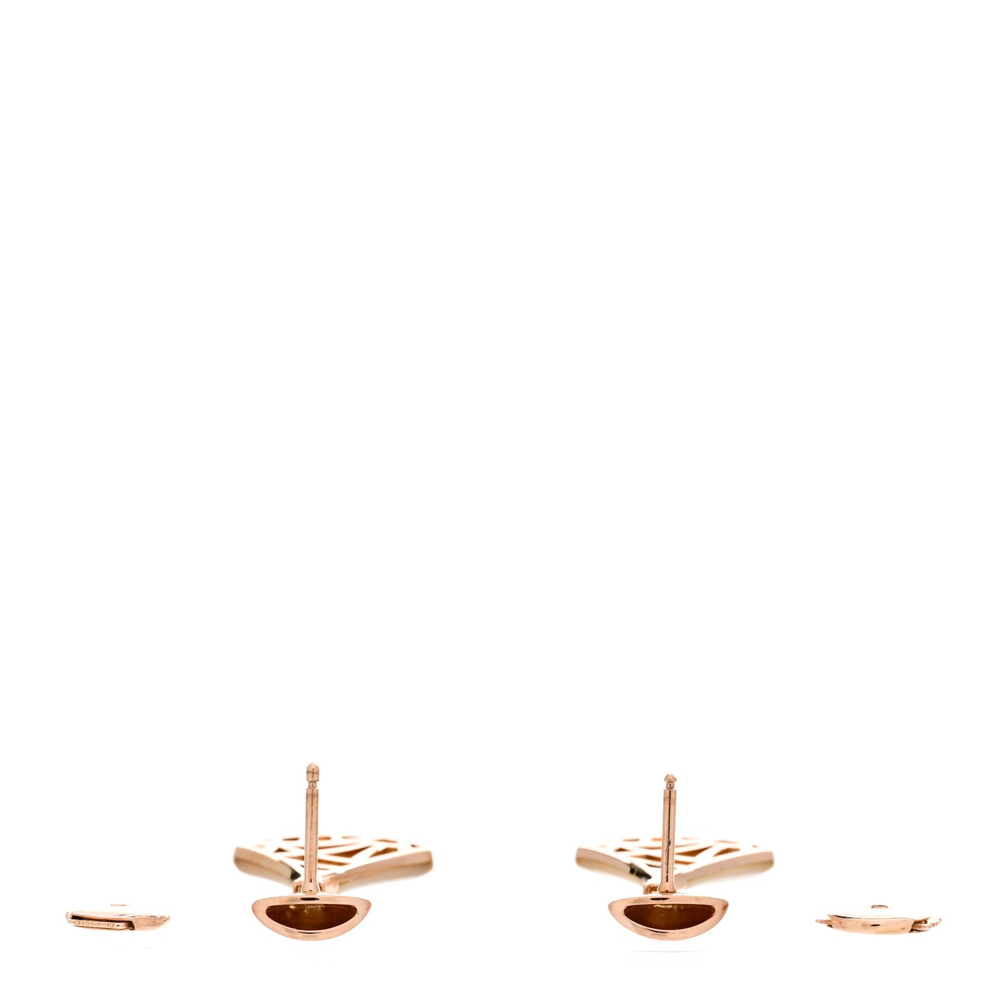 18K Rose Gold Diamond Mother of Pearl Divas' Dream Earrings