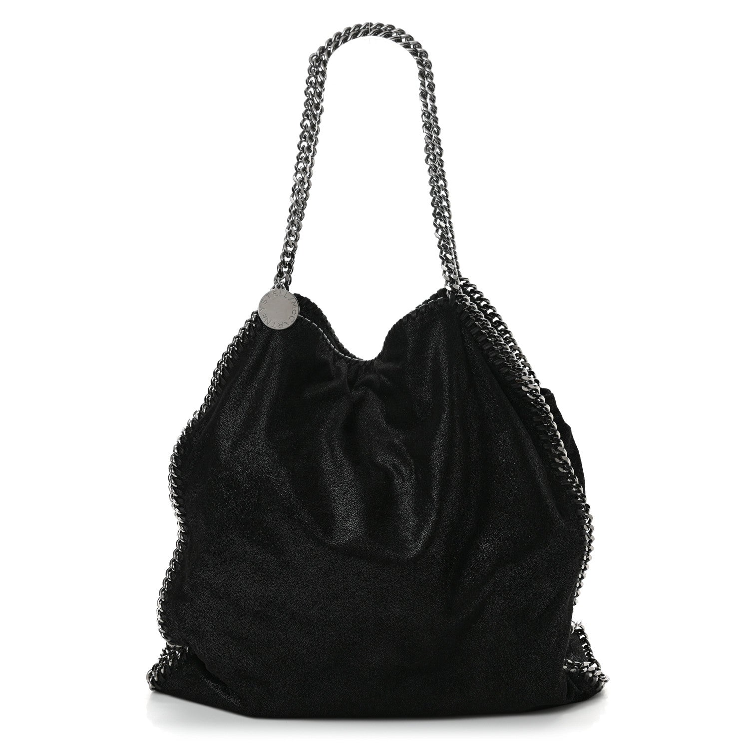 Stella McCartney Shaggy Deer Big Falabella Tote Black 1 of 11