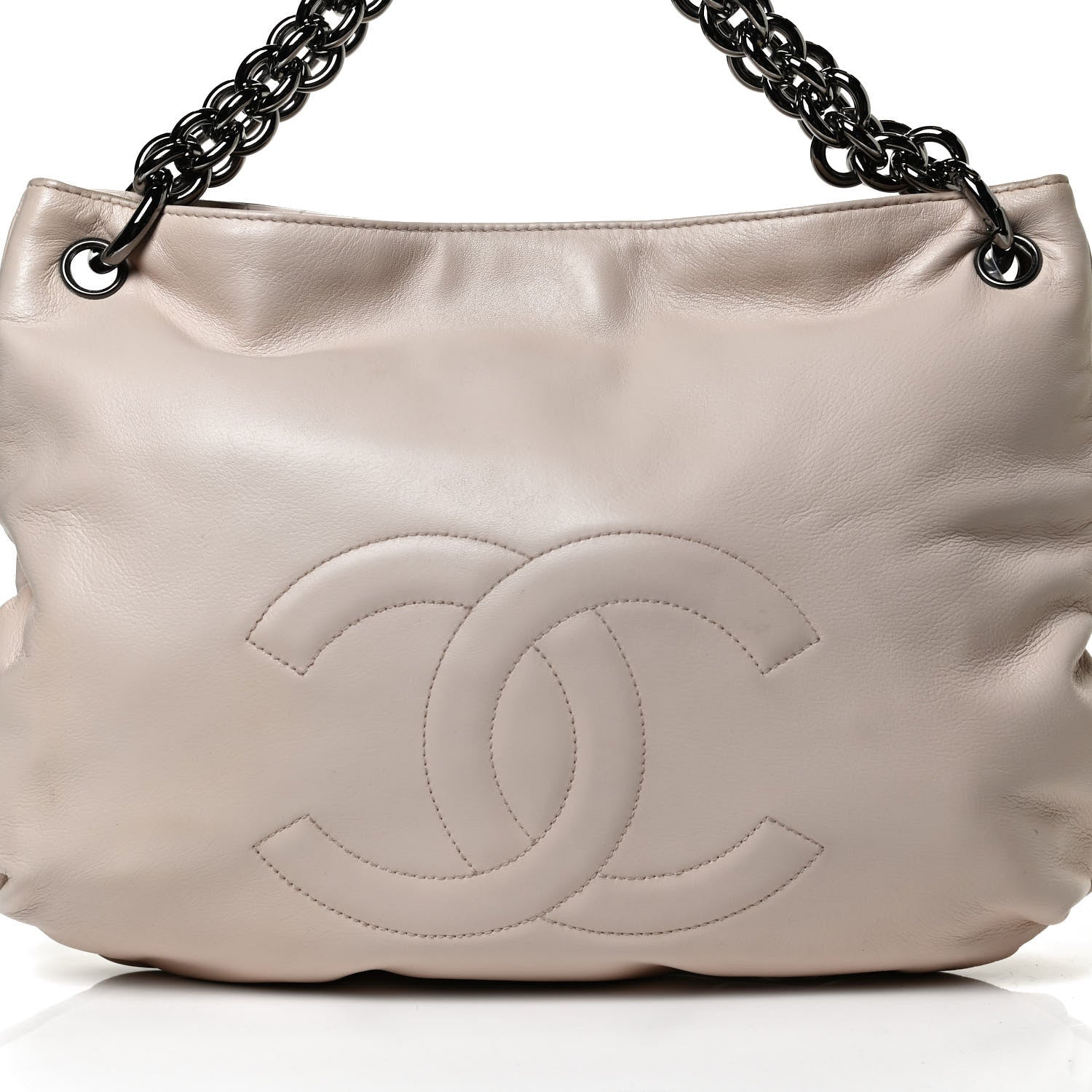 Chanel Lambskin Soft and Chain Small Hobo Light Pink 8 of 11