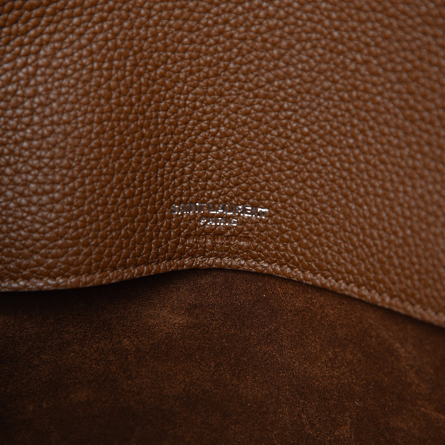 Grained Calfskin Small Supple Sac De Jour Moka