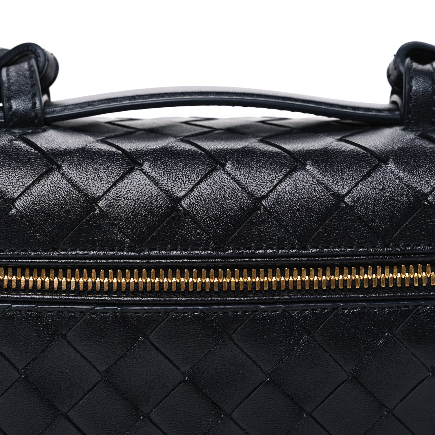 Bottega Veneta Calfskin Intrecciato Bang Bang Vanity Case Nocturnal 8 of 10