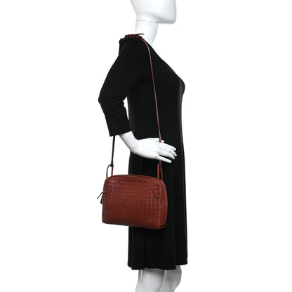 Bottega Veneta Nappa Intrecciato Nodini Crossbody Messenger Rose Pink 2 of 10