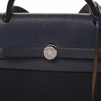 Hermes Toile Vache Calfskin Herbag 39 MM Bleu Indigo 12 of 12