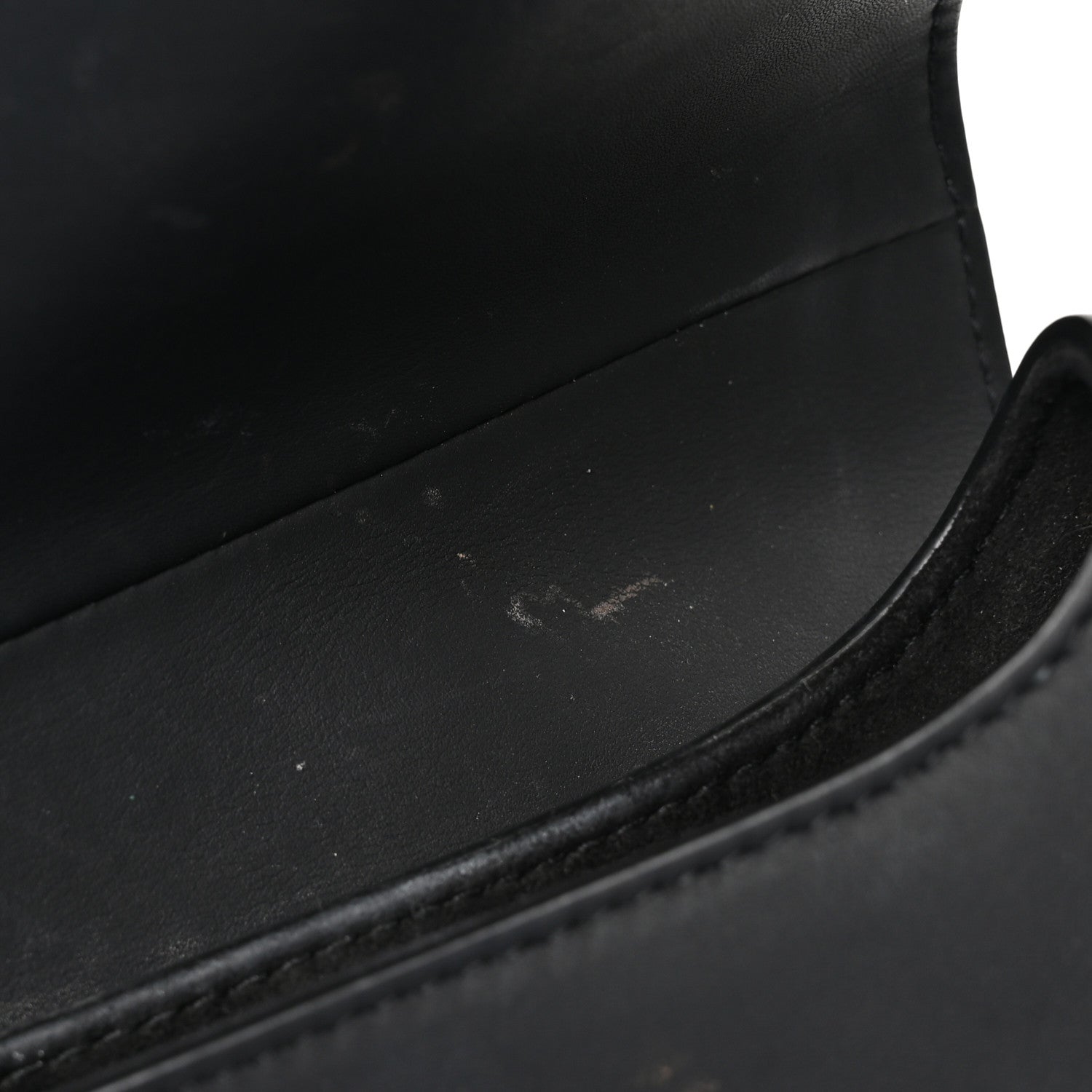 Christian Dior Ultra Matte Calfskin Saddle Bag Black 12 of 13