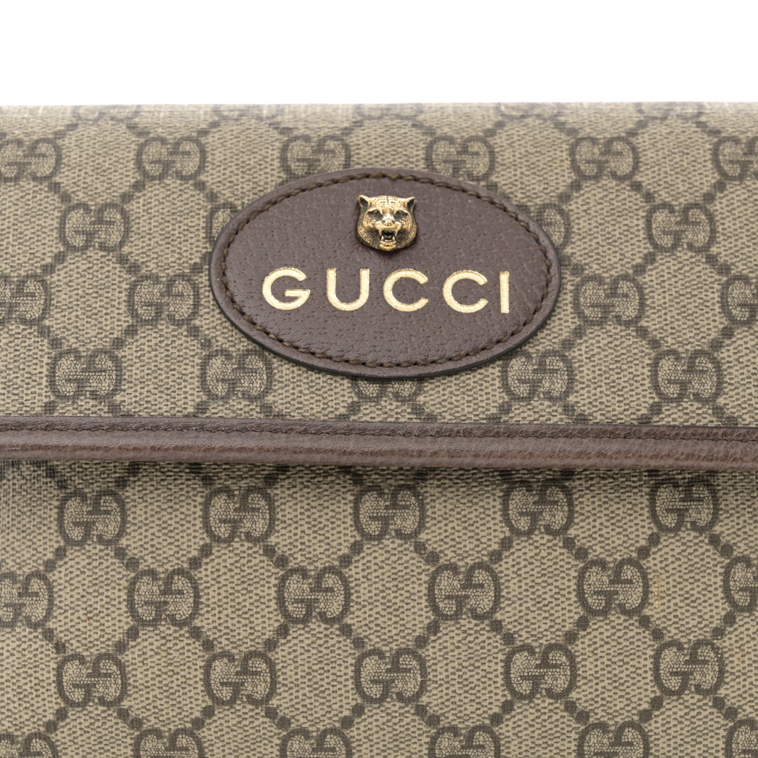 Gucci GG Supreme Monogram Neo Vintage Web Belt Bag Brown 8 of 13