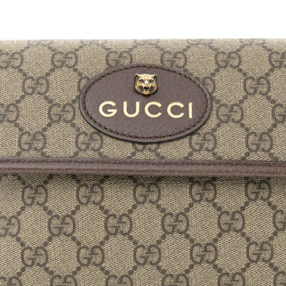 Gucci GG Supreme Monogram Neo Vintage Web Belt Bag Brown 8 of 13