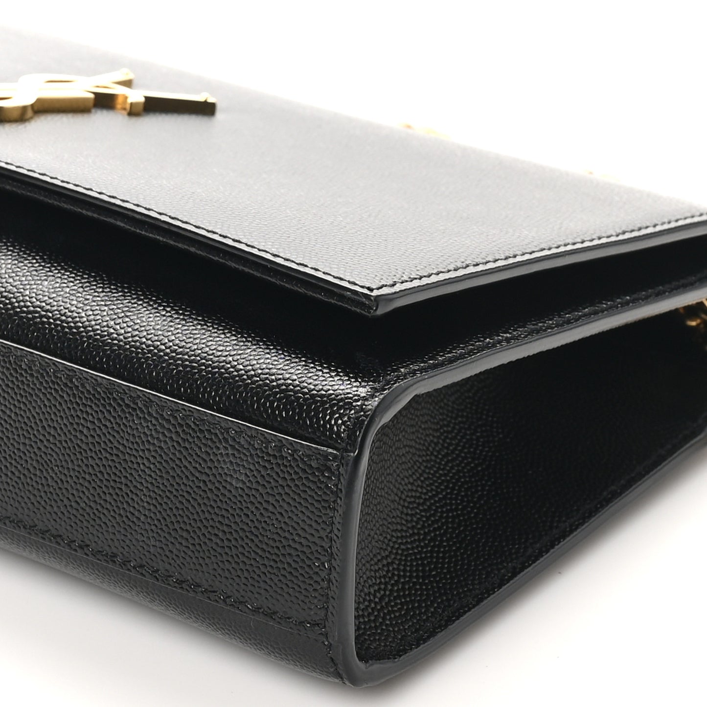 Grain De Poudre Medium Classic Monogram Kate Tassel Satchel Black
