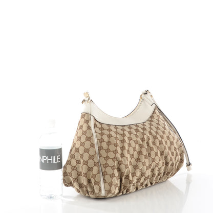 Gucci Monogram D Gold Large Hobo Off White 2 of 7