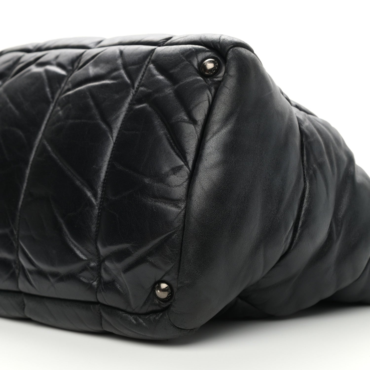 Prada Nappa Bomber Tote Black 9 of 9