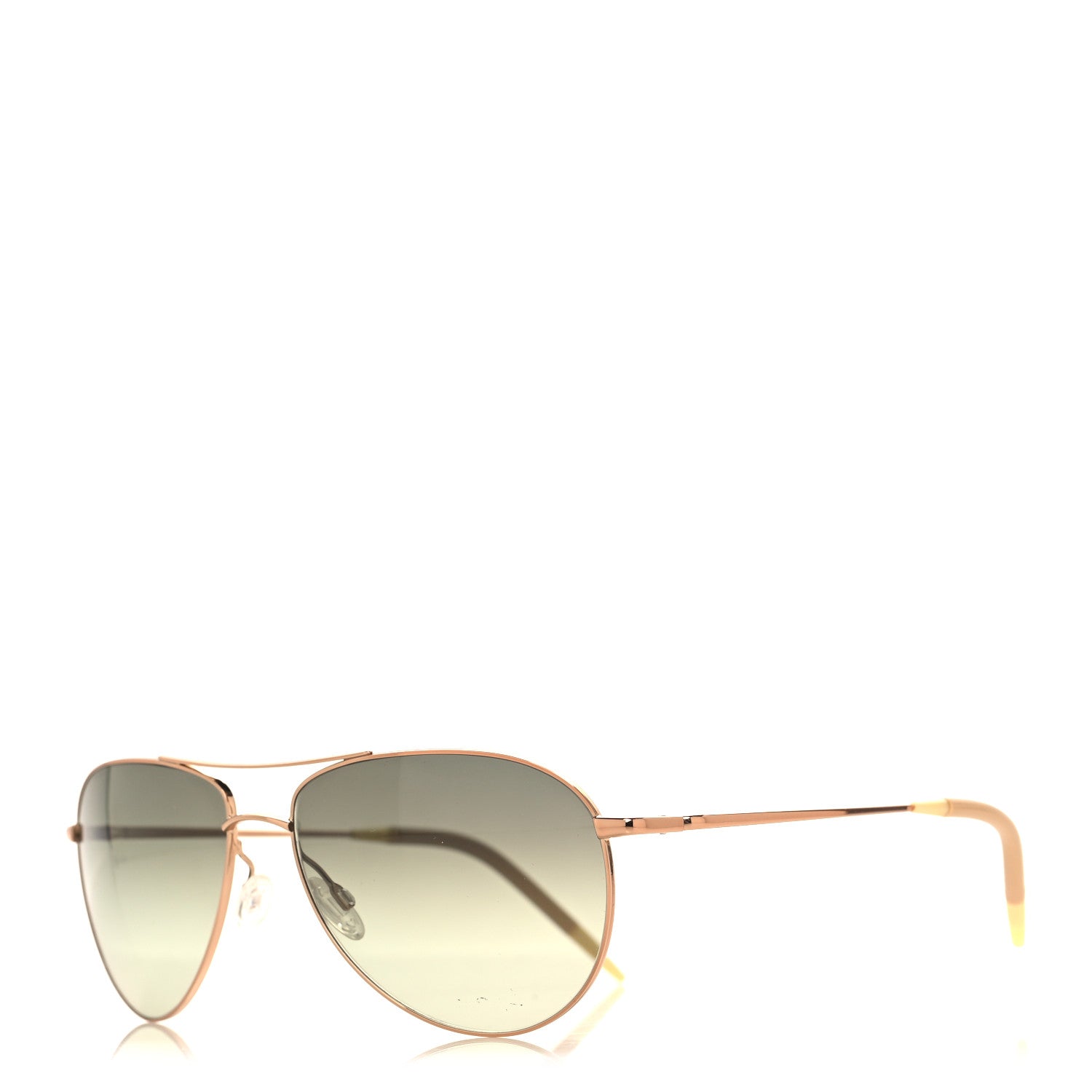 Oliver Peoples Metal Benedict Aviator Sunglasses OV1002S G-15 Gradient 1 of 7