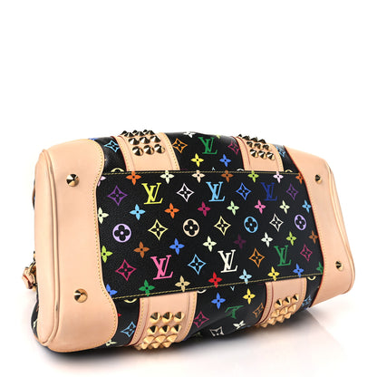 Louis Vuitton Monogram Multicolor Courtney GM Black 4 of 9