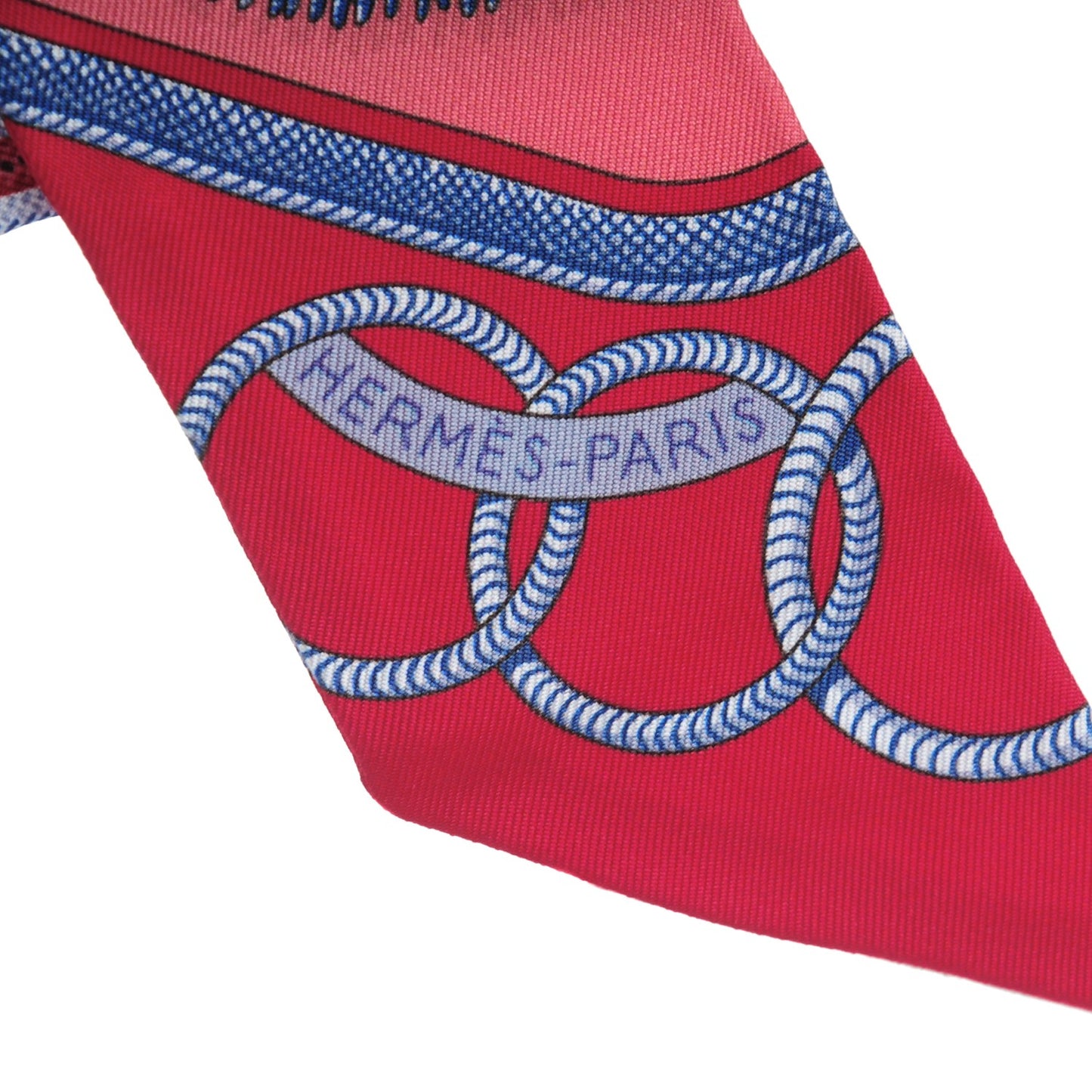 Silk Epaulettes Twilly Rose Poudre Rouge Bleu