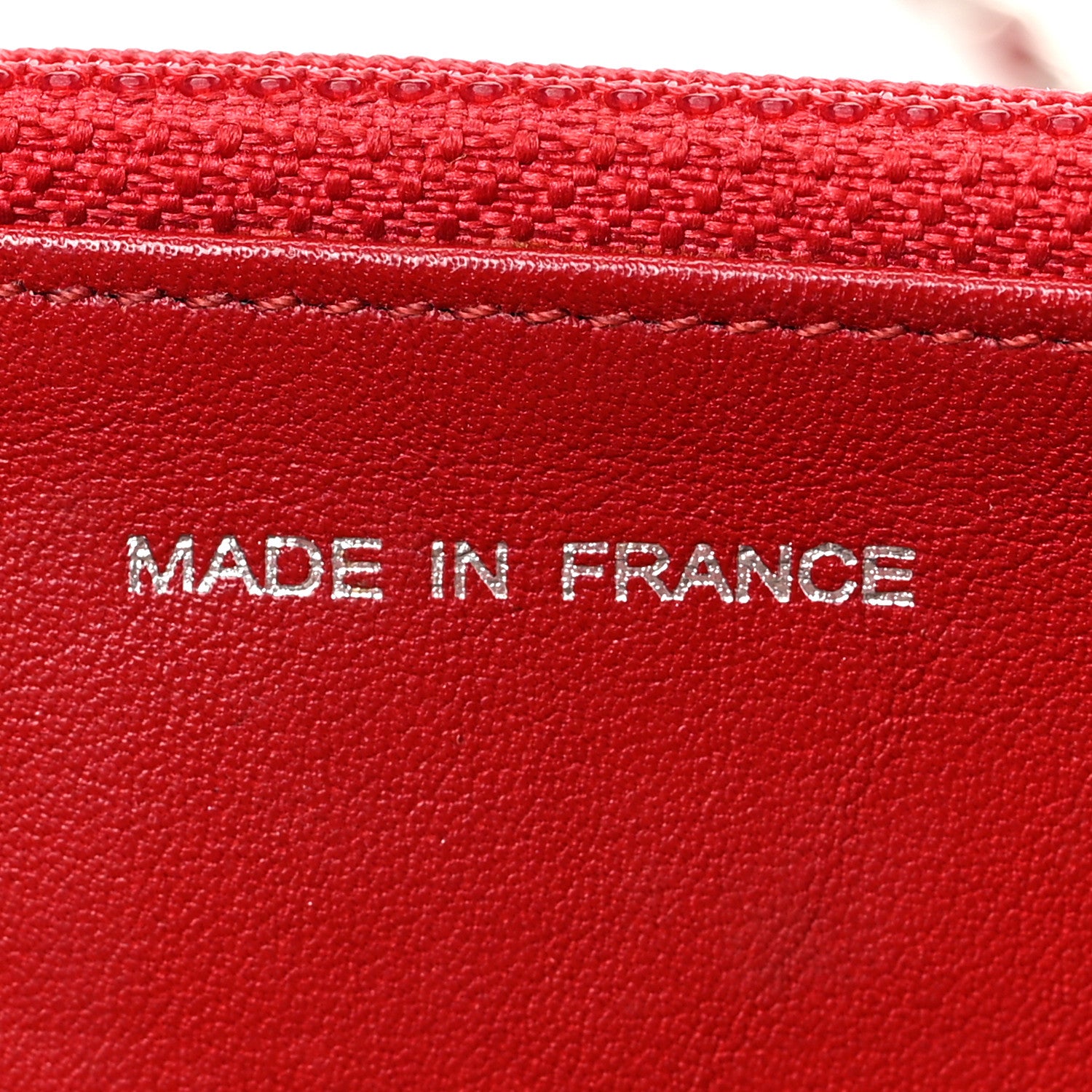 Chanel Patent Quilted Brilliant Wallet On Chain WOC Red 7 of 9