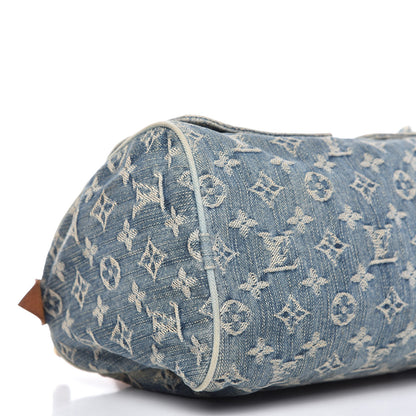 Louis Vuitton Monogram Denim Neo Speedy Blue 6 of 10