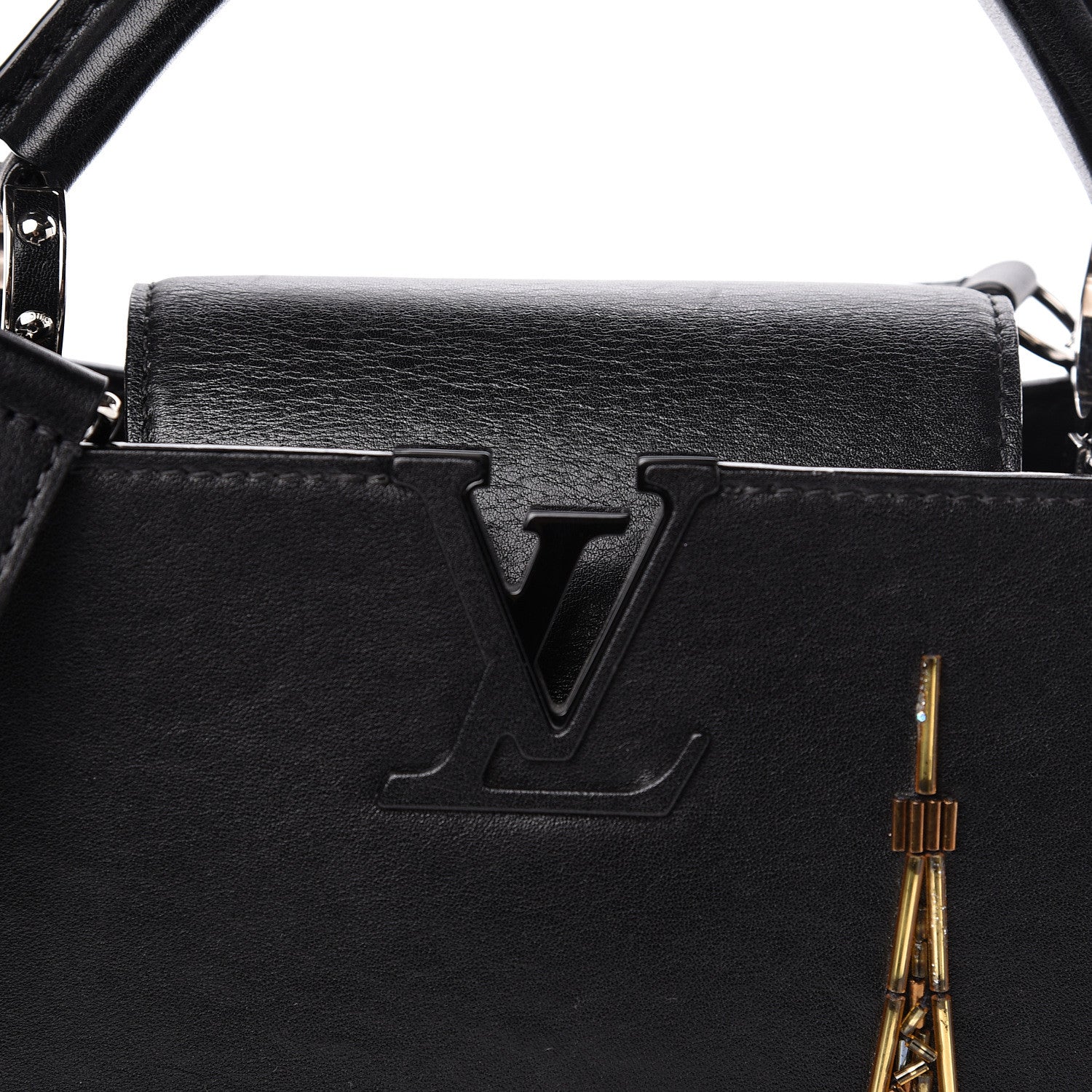 Louis Vuitton Capucines Skyline Paris BB Black 7 of 11