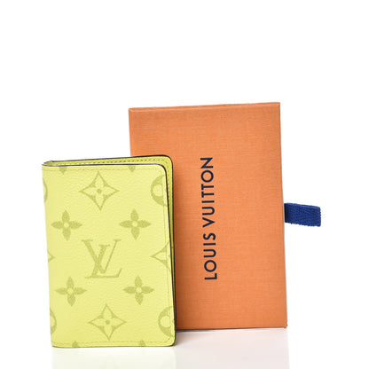 Louis Vuitton Monogram Taiga Pocket Organizer Yellow 7 of 7