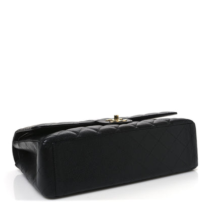 Chanel Caviar Quilted Maxi Double Flap Black 4 of 11