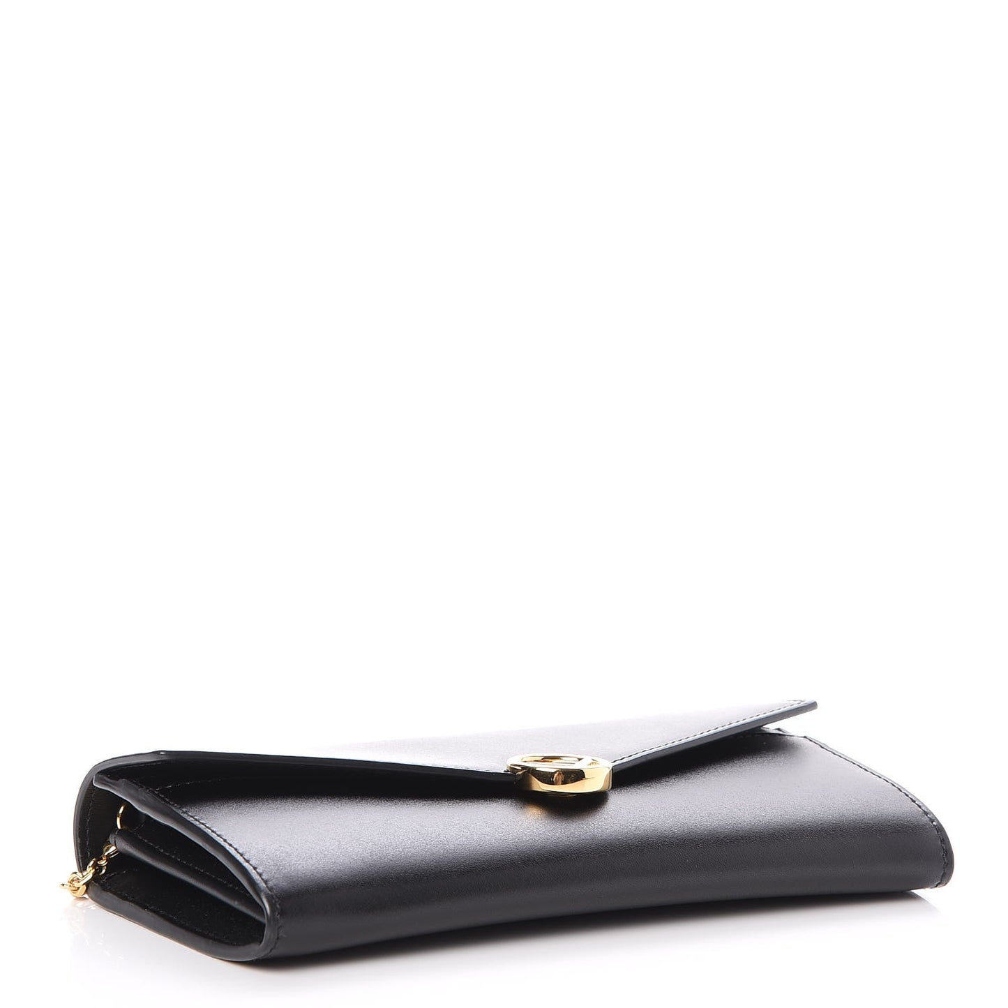 Vitello Liberty Lucido F is Fendi Continental Envelope Wallet On Chain Black