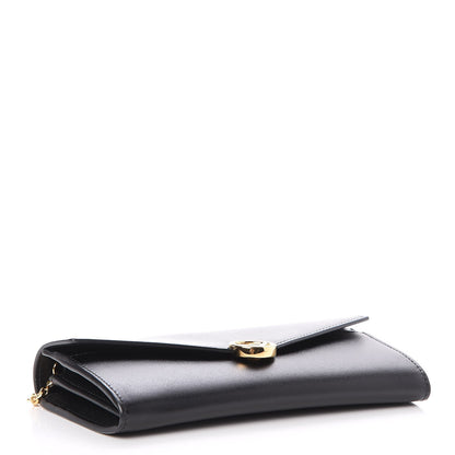 Fendi Vitello Liberty Lucido F is Fendi Continental Envelope Wallet On Chain Black 4 of 10