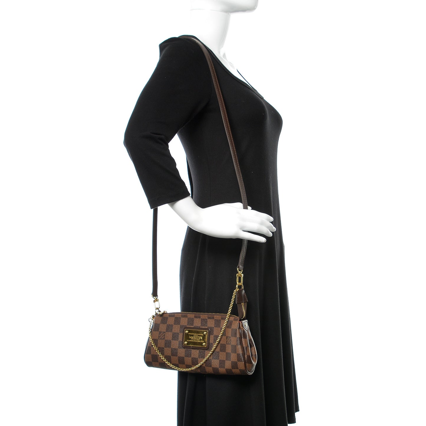 Damier Ebene Eva Clutch