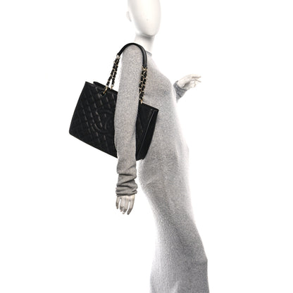 Chanel Caviar Quilted Grand Shopping Tote GST Black 2 of 11