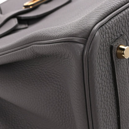 Hermes Togo Birkin 40 Etain 8 of 12