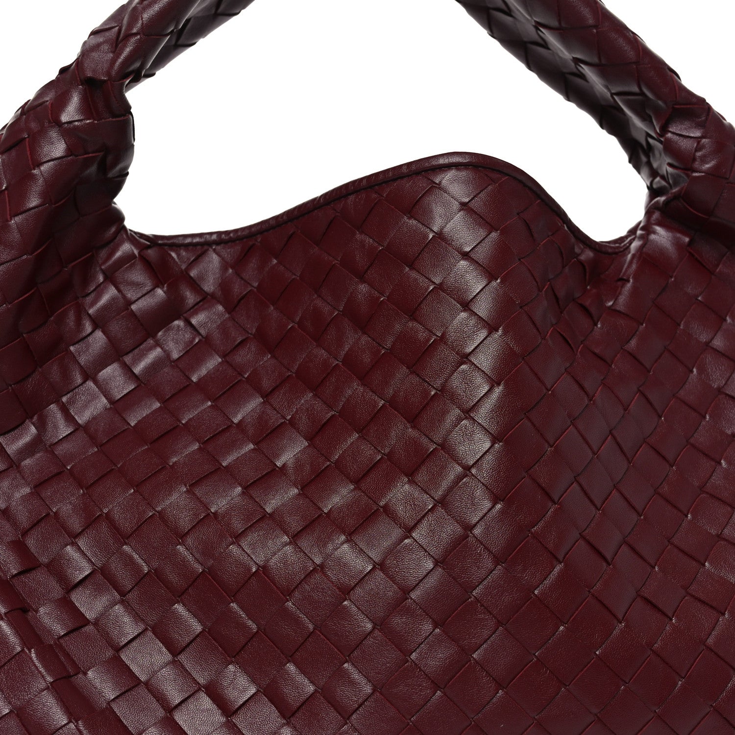 Bottega Veneta Calfskin Intrecciato Small Hop Barolo 9 of 11
