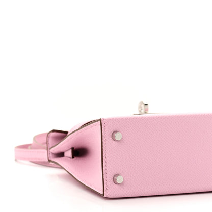 Hermes Epsom Mini Kelly Sellier 20 Mauve Sylvestre 7 of 10