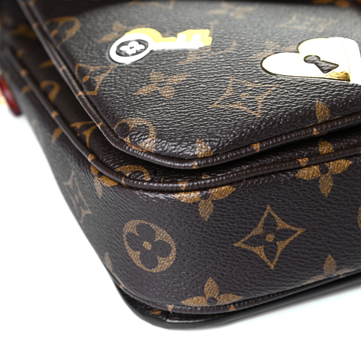 Louis Vuitton Monogram Love Lock Pochette Metis 5 of 8