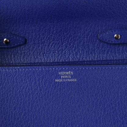 Hermes Chevre Mysore Clic 16 Wallet Bleu Electrique 8 of 10
