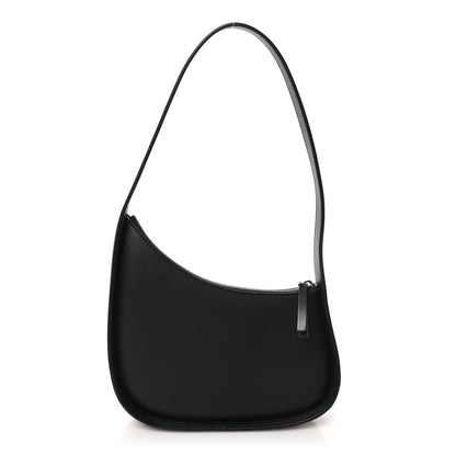 The Row Smooth Calfskin Half Moon Shoulder Bag Black 1 of 9