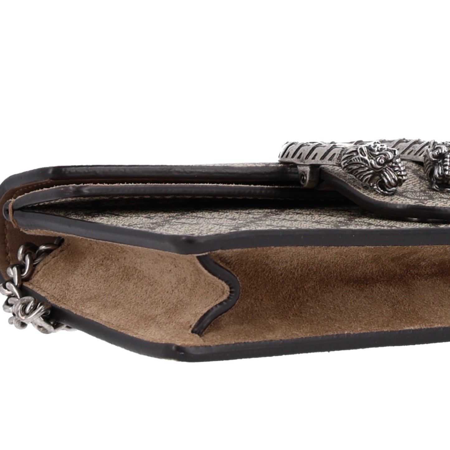 GG Supreme Monogram Super Mini Dionysus Shoulder Bag Taupe