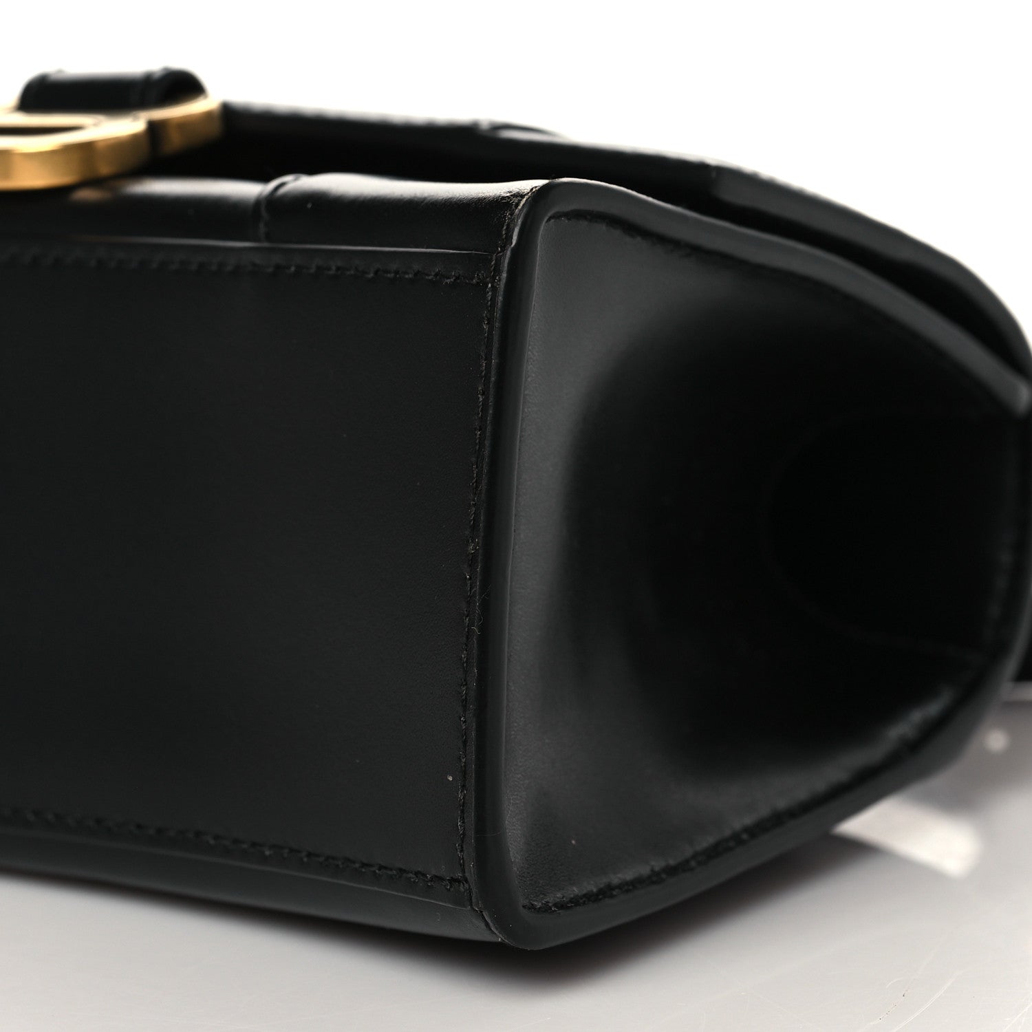 Balenciaga Shiny Box Calfskin Hourglass Top Handle Bag XS Black 9 of 9