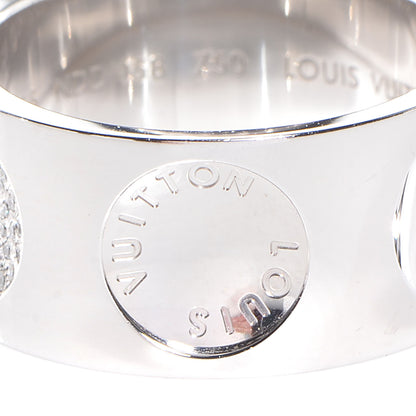 Louis Vuitton 18K White Gold Diamonds Empreinte Large Ring 56 US 7.5 3 of 6