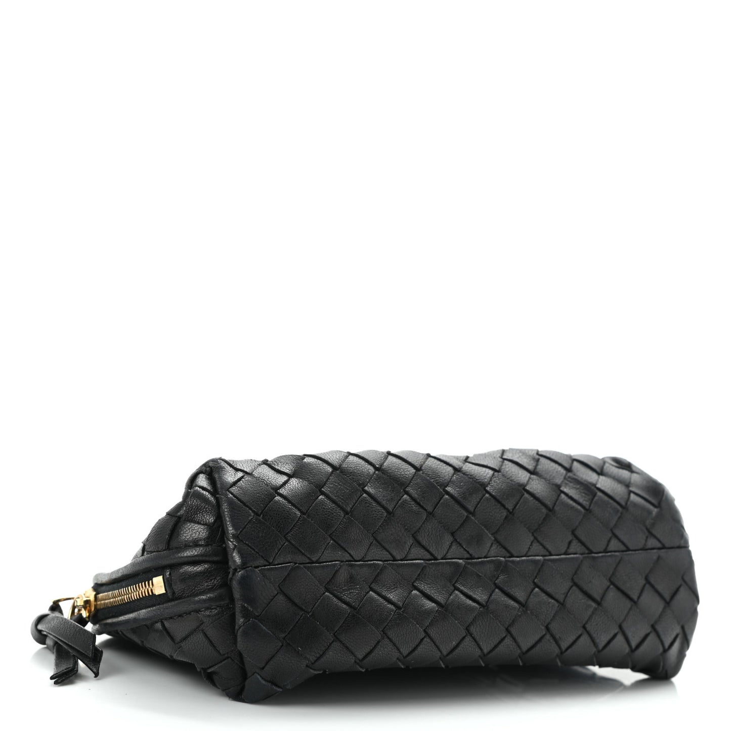 Nappa Intrecciato Cosmetic Pouch Black