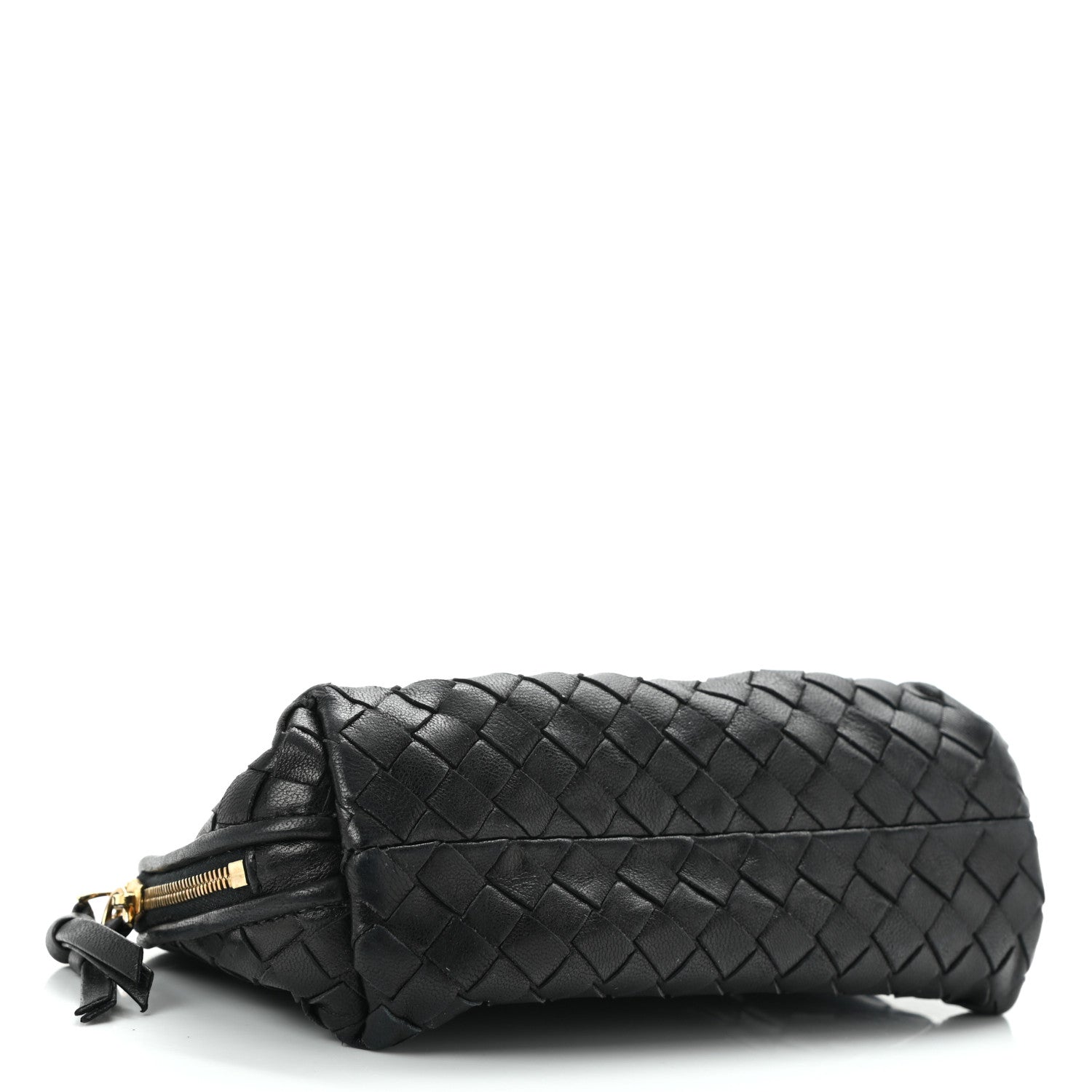 Bottega Veneta Nappa Intrecciato Cosmetic Pouch Black 4 of 11