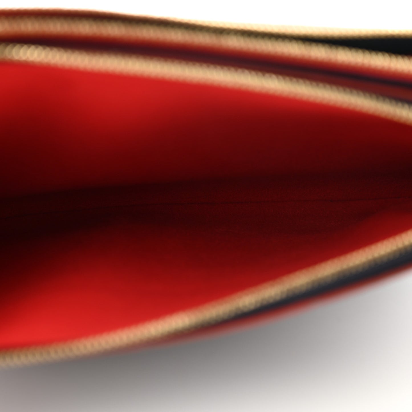 Empreinte Double Zip Pochette Marine Rouge