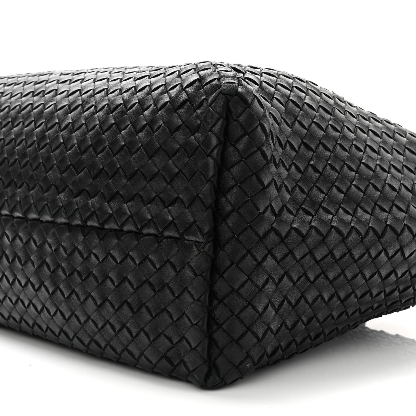 Nappa Intrecciato Medium Cabat Black
