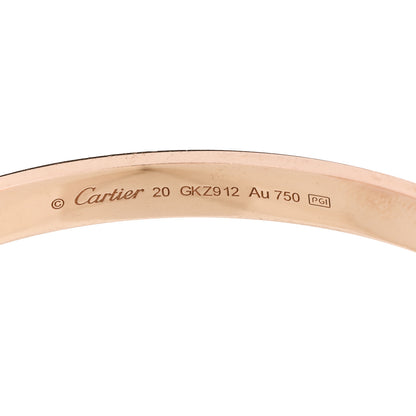 Cartier 18K Pink Gold LOVE Cuff Bracelet 20 3 of 4
