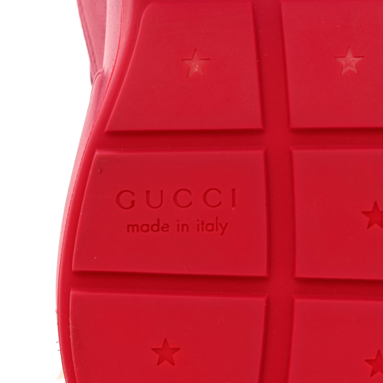 Gucci Calfskin Logo Mens Rhyton Sneakers 12.5 Box Pink 8 of 16