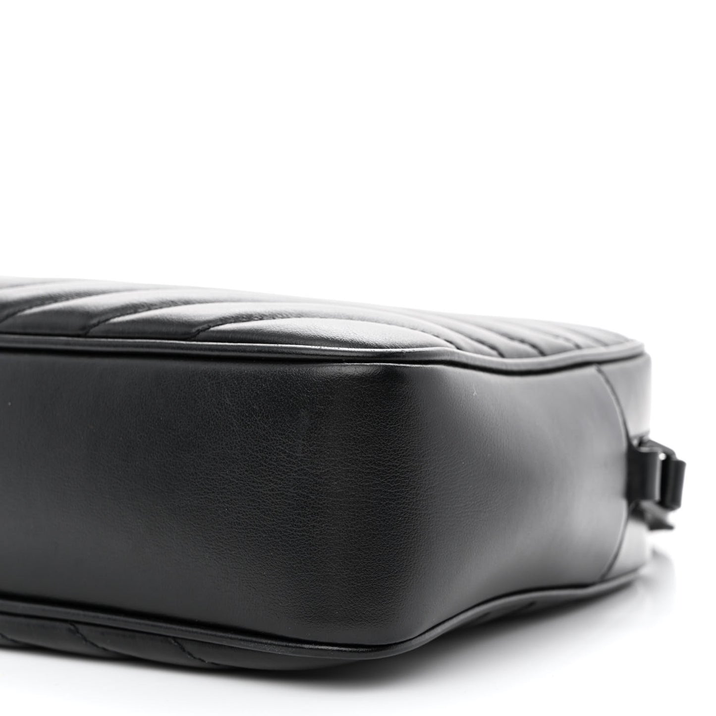 Calfskin Matelasse Monogram Monochrome Lou Camera Bag Black
