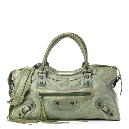 Balenciaga Agneau Classic Hardware Part Time Vert Militaire 1 of 10