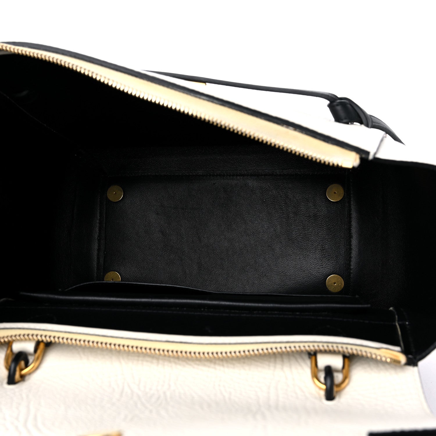 Celine Bullhide Mini Belt Bag Black White 5 of 13