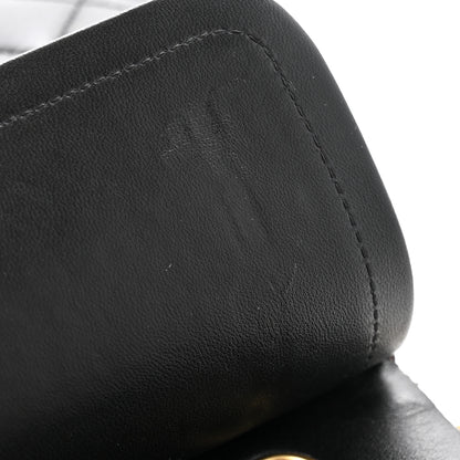 Chanel Lambskin Quilted Medium Double Flap Black 11 of 11