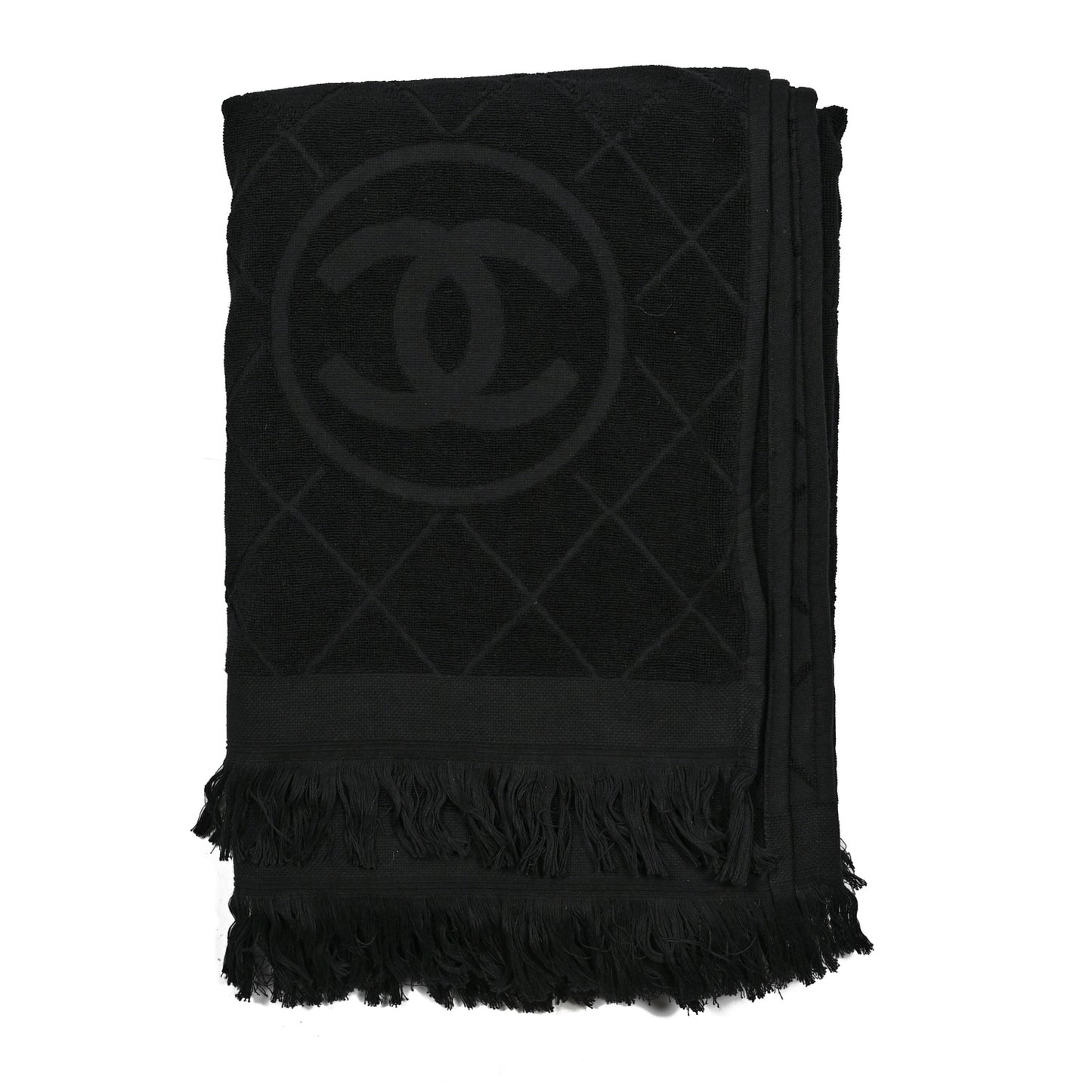 Terry Cotton CC Bath Towel Black