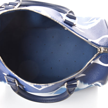 Louis Vuitton Monogram Escale Speedy Bandouliere 30 Blue 4 of 10