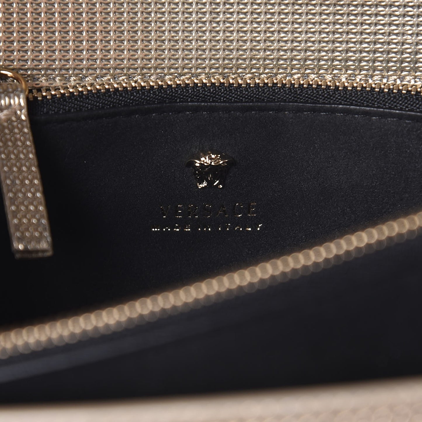 Metallic Diamante Flap Shoulder Bag Gold