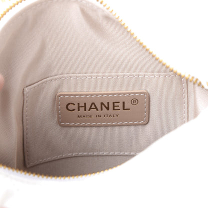 Chanel Lambskin Quilted Small Hobo White 5 of 11