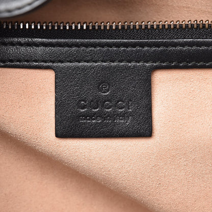 Gucci Calfskin Matelasse Small GG Marmont Tote Black 6 of 13