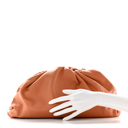 Bottega Veneta Smooth Butter Calf The Pouch Oversized Clutch Clay 2 of 11